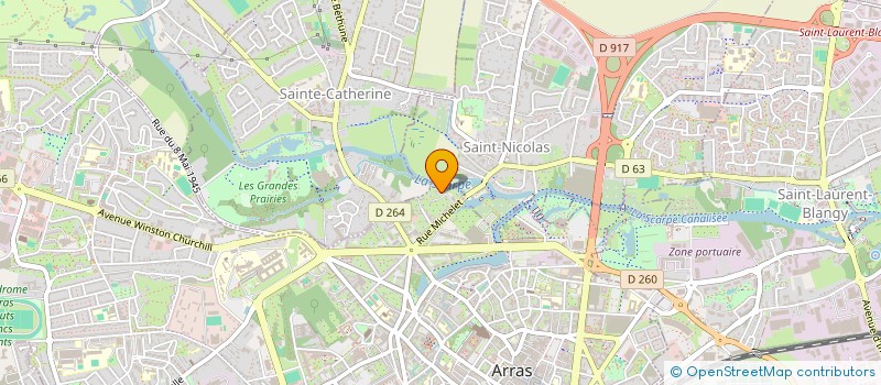 localisation de l'entreprise ADEQUA CONSULTING à ARRAS