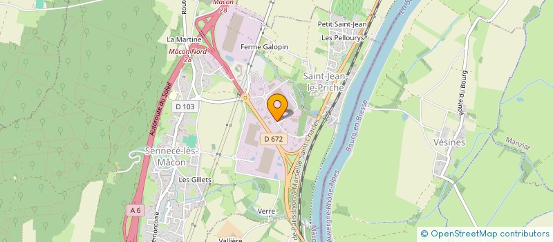 localisation de l'entreprise ADEQUA'SON à MACON