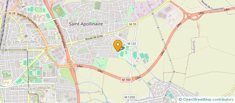 localisation de l'entreprise ADEQUARE CONSEIL à SAINT-APOLLINAIRE