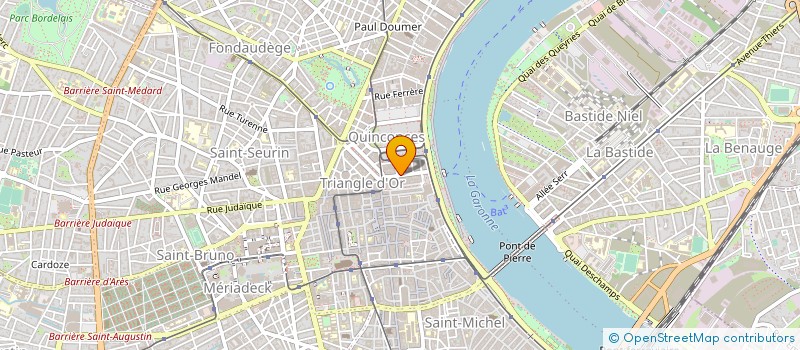 localisation de l'entreprise ADEQUAT 013 à BORDEAUX
