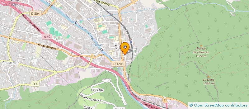 localisation de l'entreprise ADEQUAT 023 à CLUSES