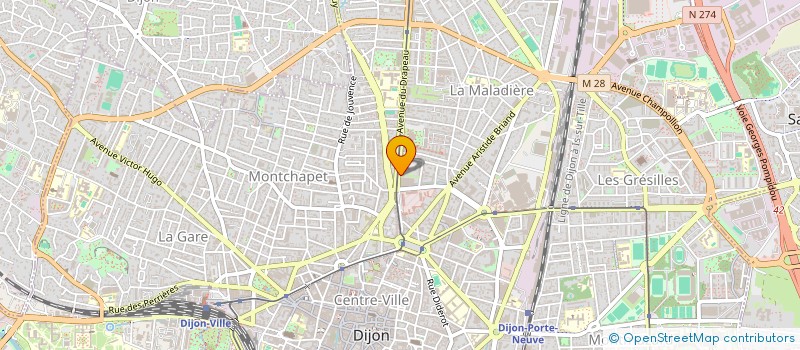 localisation de l'entreprise ADEQUAT 026 à DIJON