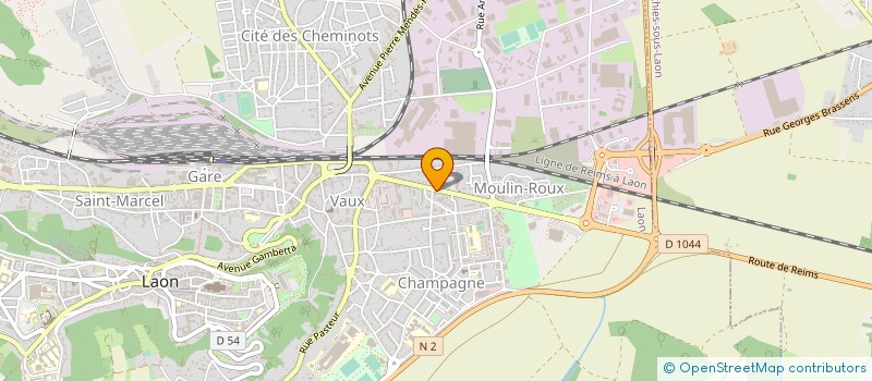 localisation de l'entreprise ADEQUAT 041 à LAON