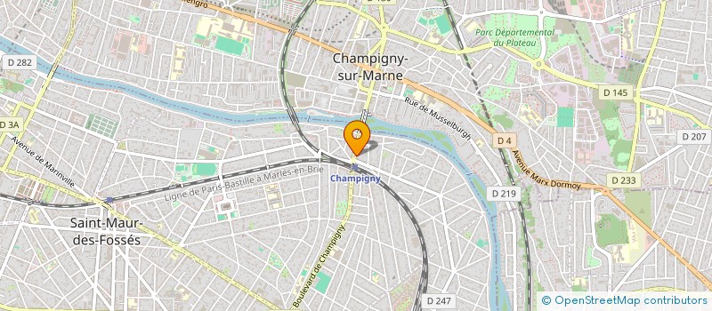 localisation de l'entreprise ADEQUAT 043  SAINT-MAUR-DES-FOSSES