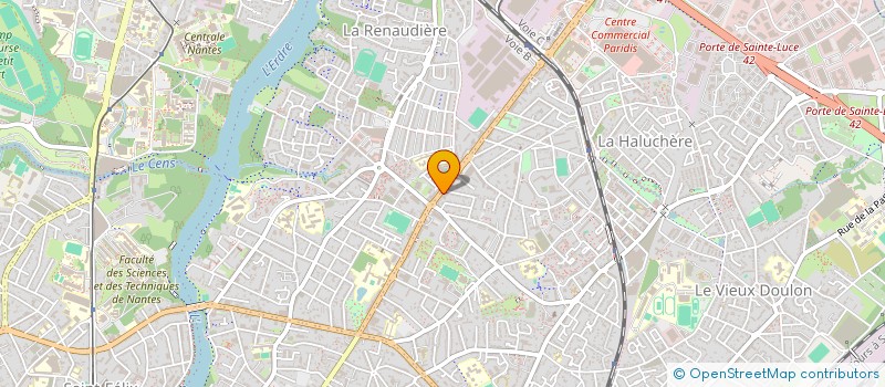 localisation de l'entreprise ADEQUAT 088 à NANTES