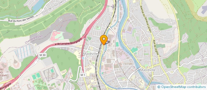 localisation de l'entreprise ADEQUAT 093  MAXEVILLE