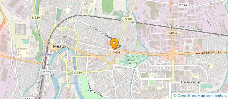 localisation de l'entreprise ADEQUAT 095  MEAUX