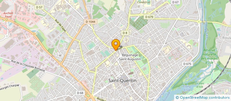 localisation de l'entreprise ADEQUAT 097 à SAINT-QUENTIN