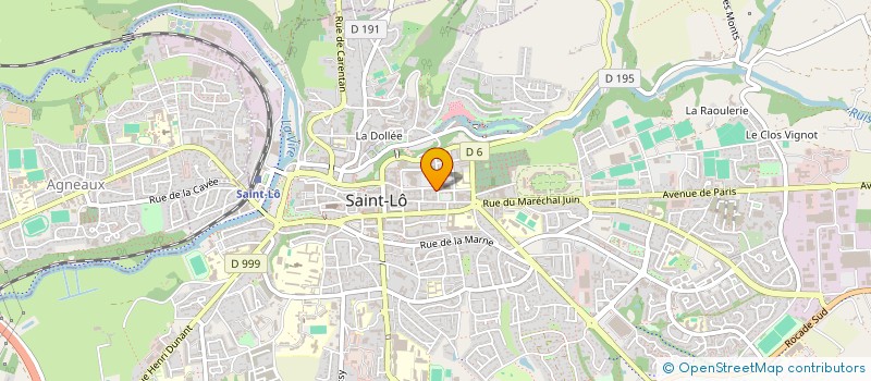 localisation de l'entreprise ADEQUAT 135 à SAINT-LO