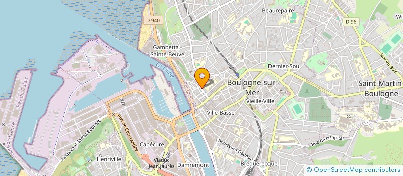 localisation de l'entreprise ADEQUAT 143 à BOULOGNE-SUR-MER