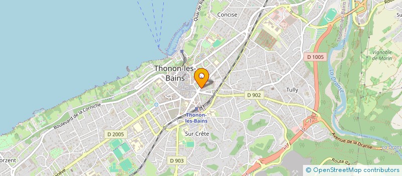 localisation de l'entreprise ADEQUAT 147 à THONON-LES-BAINS