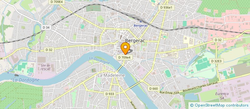 localisation de l'entreprise ADEQUAT 180 à BERGERAC