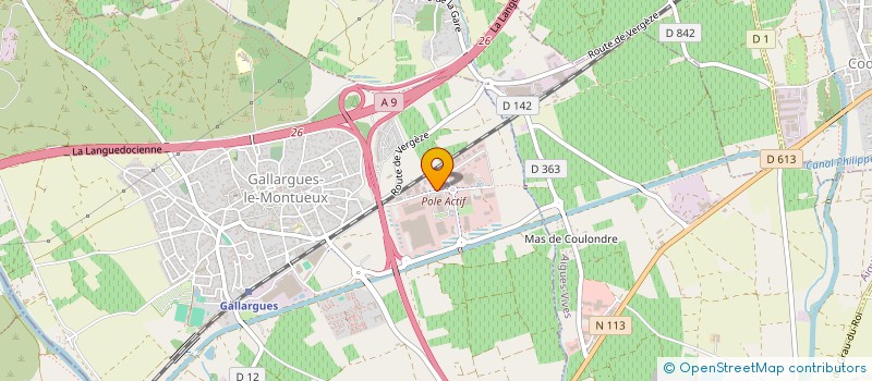 localisation de l'entreprise ADEQUAT 191  GALLARGUES-LE-MONTUEUX