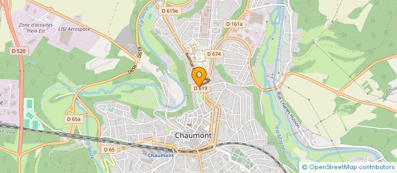 localisation de l'entreprise ADEQUAT 206 à CHAUMONT