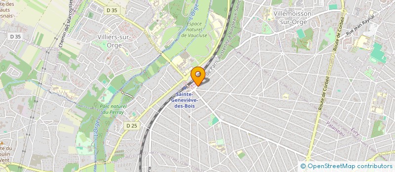 localisation de l'entreprise ADEQUAT 214 à SAINTE-GENEVIEVE-DES-BOIS