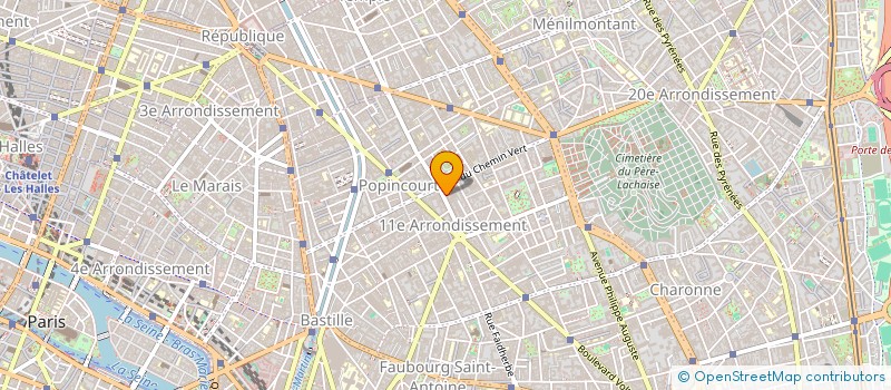 localisation de l'entreprise ADEQUAT 241  PARIS