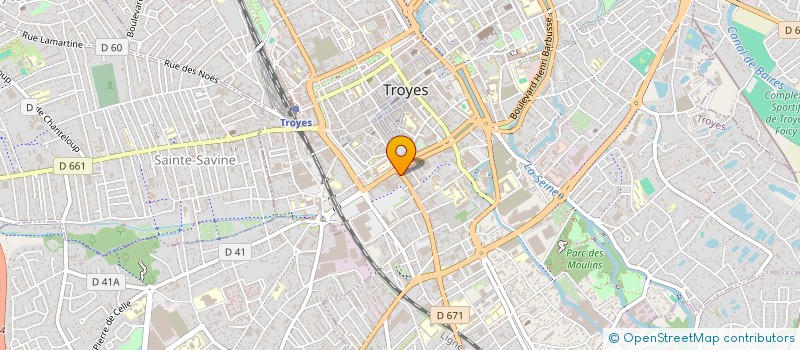 localisation de l'entreprise ADEQUAT 245 à TROYES