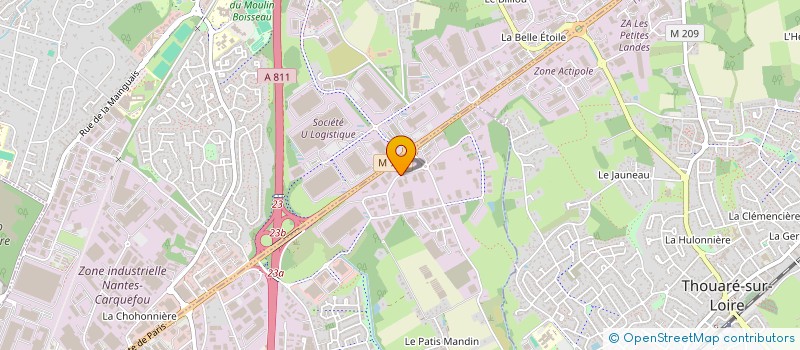 localisation de l'entreprise ADEQUAT 259  SAINTE-LUCE-SUR-LOIRE