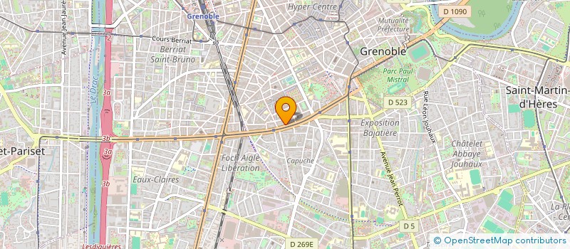 localisation de l'entreprise ADEQUAT 279  GRENOBLE