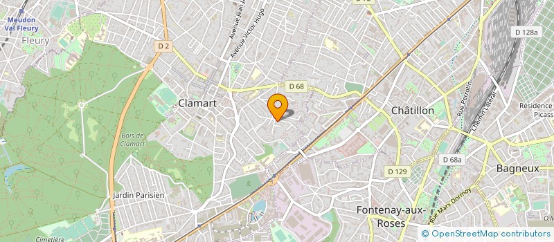 localisation de l'entreprise ADEQUAT à CLAMART