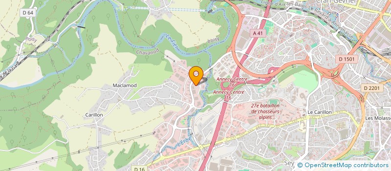 localisation de l'entreprise ADEQUAT 403  ANNECY