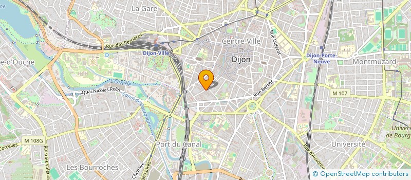 localisation de l'entreprise ADEQUAT à DIJON