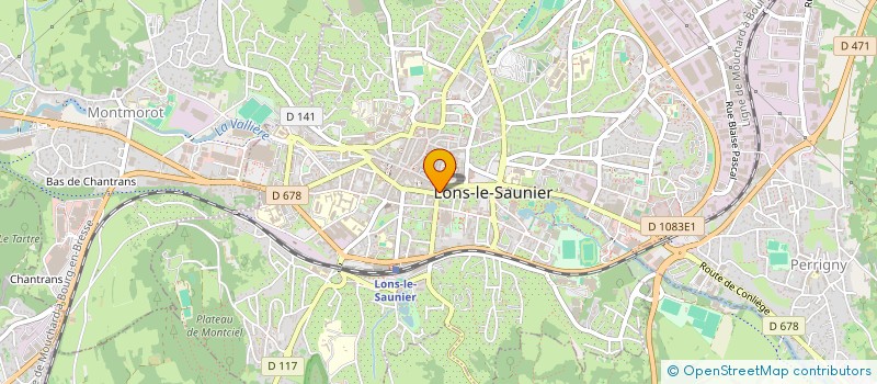 localisation de l'entreprise ADEQUAT 417 à LONS-LE-SAUNIER