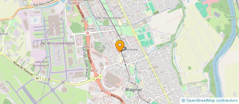 localisation de l'entreprise ADEQUAT 421 à BLAGNAC