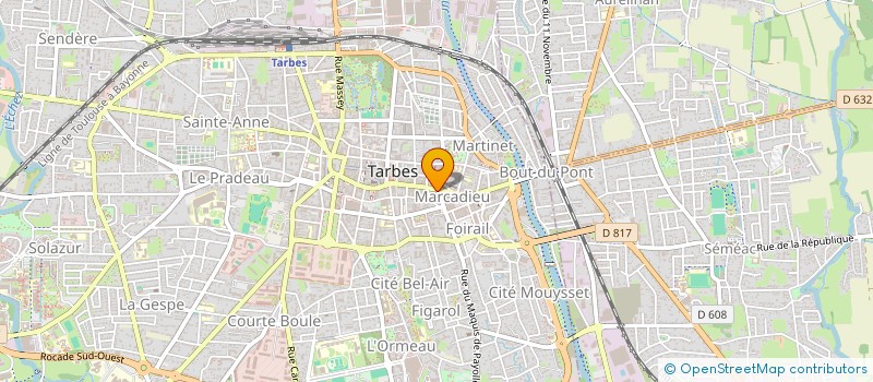 localisation de l'entreprise ADEQUAT 423  TARBES