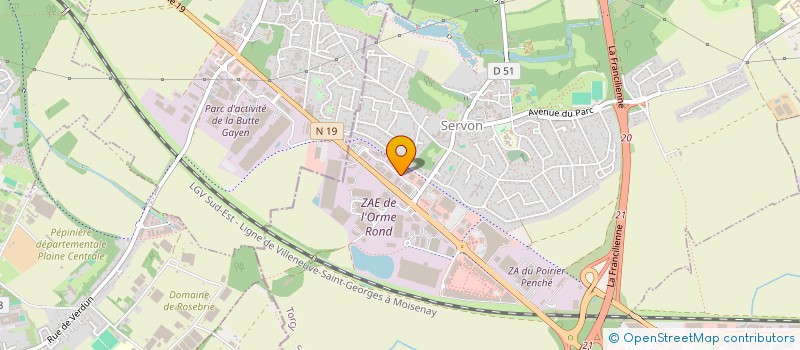 localisation de l'entreprise ADEQUAT 427  SERVON