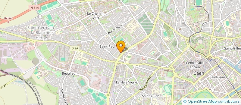 localisation de l'entreprise ADEQUAT 428 à CAEN
