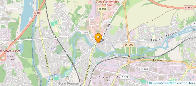 localisation de l'entreprise ADEQUAT à CHAMPNIERS