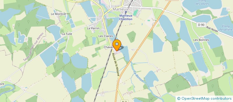 localisation de l'entreprise ADEQUAT à MARLIEUX