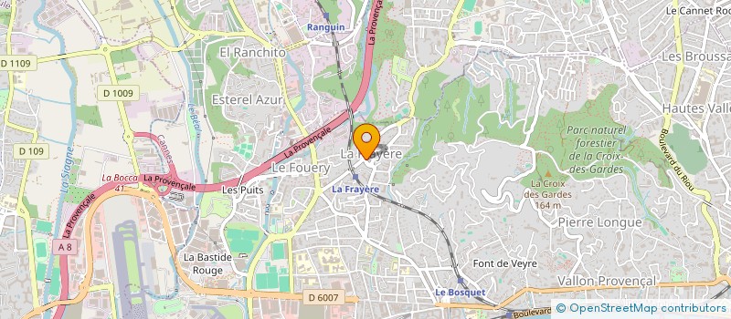 localisation de l'entreprise ADEQUAT à CANNES