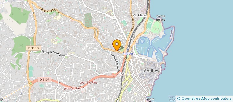 localisation de l'entreprise ADEQUAT à ANTIBES