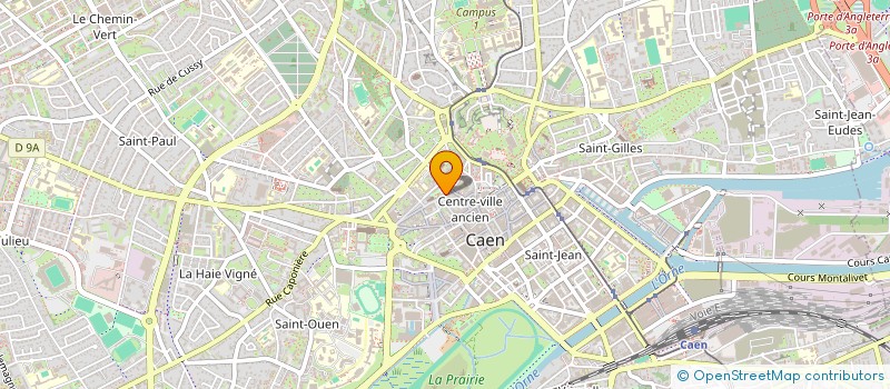 localisation de l'entreprise ADEQUAT à CAEN