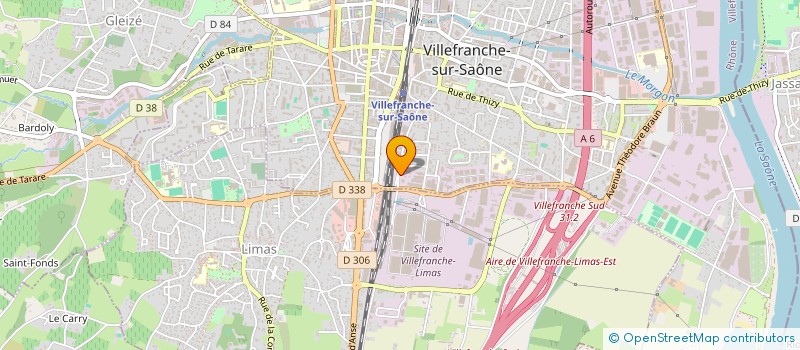 localisation de l'entreprise ADEQUAT-AUTO à VILLEFRANCHE-SUR-SAONE