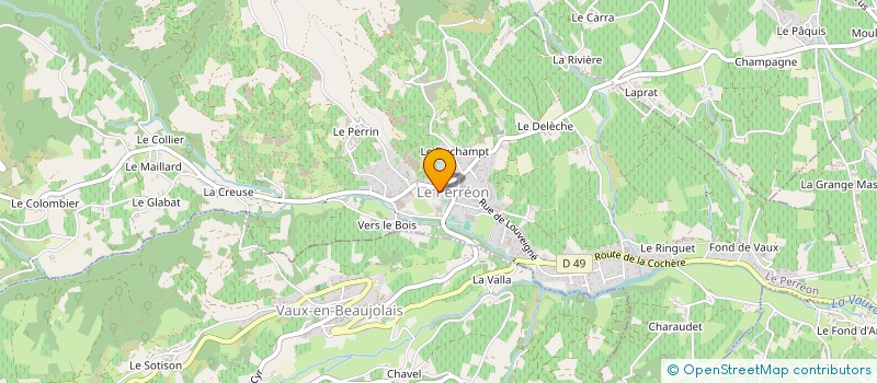 localisation de l'entreprise ADEQUAT CONSEIL à LE PERREON