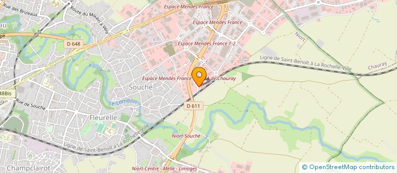 localisation de l'entreprise ADEQUAT DEUX-SEVRES  NIORT