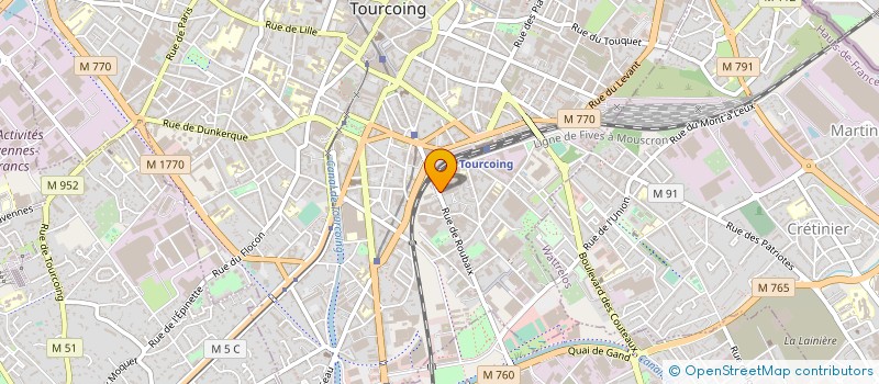 localisation de l'entreprise ADEQUAT FACADES à TOURCOING