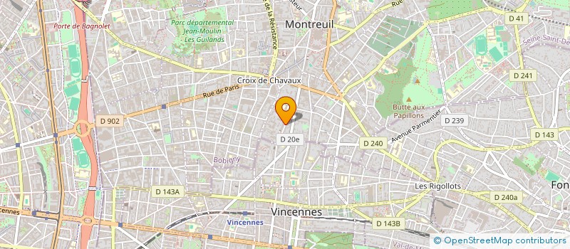 localisation de l'entreprise ADEQUAT INFORMATIQUE SYSTEM à MONTREUIL