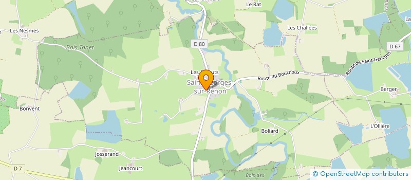 localisation de l'entreprise ADEQUAT PLOMBERIE à SAINT-GEORGES-SUR-RENON