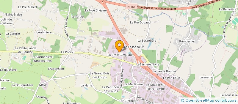 localisation de l'entreprise ADEQUAT SIGNALETIQUE à SAINT-HERBLAIN