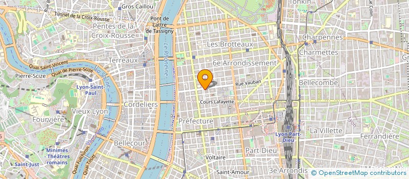 localisation de l'entreprise ADEQUAT TERTIAIRE à LYON