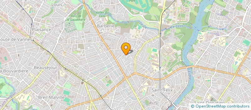 localisation de l'entreprise ADEQUATE à NANTES