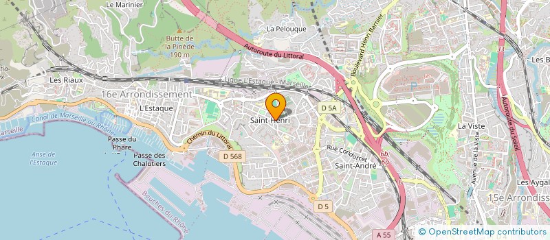 localisation de l'entreprise ADEQUATE PEINTURE  MARSEILLE