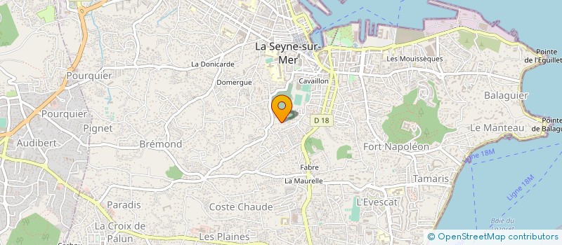 localisation de l'entreprise ADEQUATE SYSTEME à LA SEYNE-SUR-MER