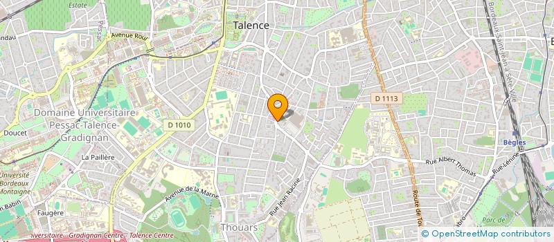 localisation de l'entreprise ADEQUATION  TALENCE