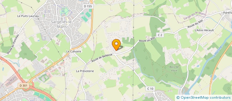 localisation de l'entreprise ADEQUATION à YVRE L'EVEQUE