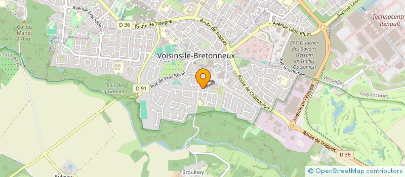 localisation de l'entreprise ADEQUATION à VOISINS-LE-BRETONNEUX